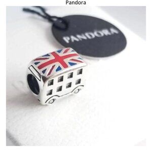 Pandora London Bus England Great Britain Charm in a gift box